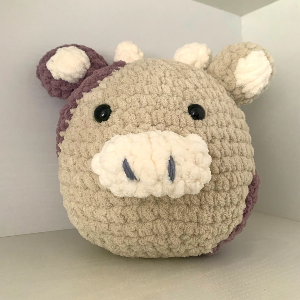 Handmade Cow Plushie